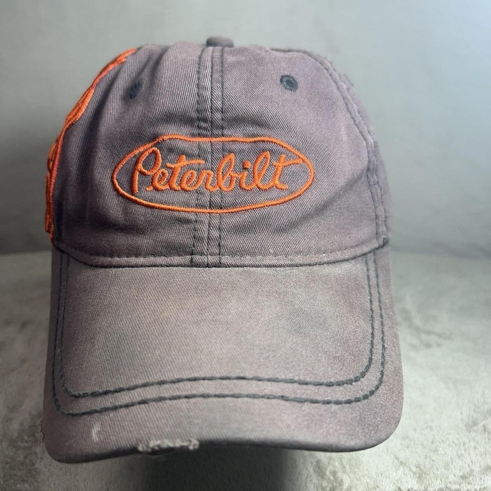 Peterbilt Authentic Wildlife‎ Series Hat Brown Orange Deer Buck Trucker Cap
